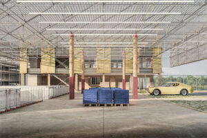 Hallen Bild Reuse Stahl